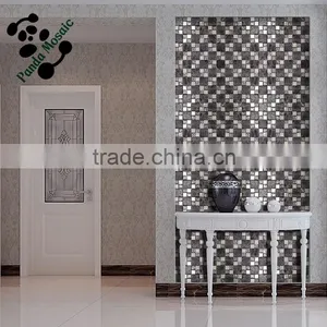 SMP20 Glass Mix Marble and Metal Mosaic Wedding Background Mosaic Decoration Indoor Mosaic thumbnail-2