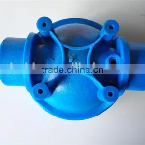 High Quality Pipe Fitting Mould 2 Cavities pp Plastic and Copper Insert Interchangeable Nut End Cap Mould thumbnail-4