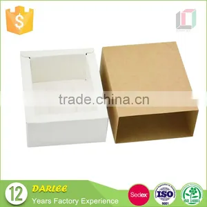 China Suppliers Wholesale Recycled Slide Kraft Paper Drawer Gift Box Packaging With Custom Logo thumbnail-1