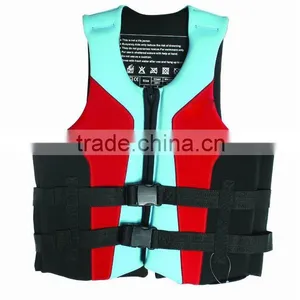 (Hot Selling)Adult Neoprene YKK Zipper Life Jacket thumbnail-1