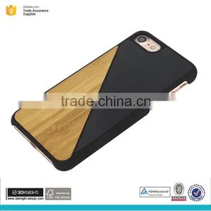 Fancy Bamboo Aluminum Combination Cell Phone Cases for Iphone 7 thumbnail-5