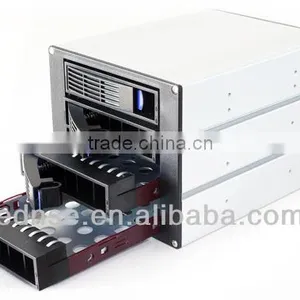 EDNSE 3U Network Storage Kit ED3004 4x3.5" SATA Hot Swap Into 3 x 5.25" Drive Bays Sata1/2/3 and Sas HDD Trays Hot-swap 6GB/s thumbnail-3