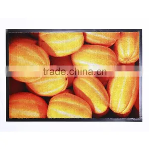 Wholesale Custom 3D Flooring Printing Fruit Kitchen Floor Mat thumbnail-1