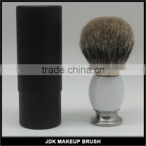 Acrylic Handle Shaving Brush Silver Badger Hair Shaving Brush Men Facial Beard Cleaning Shave Tool Shaving Razor Brush thumbnail-1