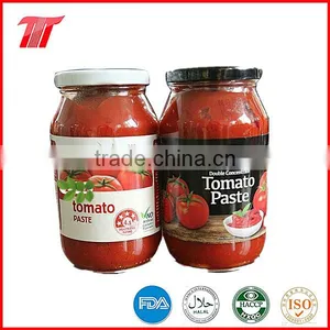 400g Tomato Sauce in Glass Jar for S.Africa thumbnail-1