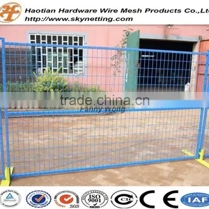 Galvanized US Type and Canada Standard Powder Coating Temporary Fence/removable Portable Metal Fencing thumbnail-2