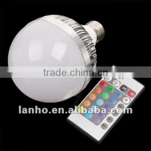 E27 10W 85-265V Multi-Color RGB LED Spotlight Lamp Bulb With Remote Control thumbnail-1