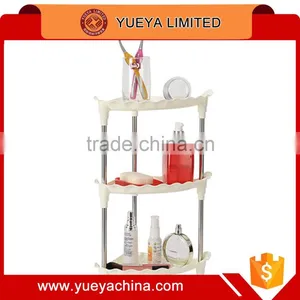 Kitchen Bathroom Stainless Steel Storage Rack/bathroom Triangle Corner Storage Rack 3 Layers thumbnail-1
