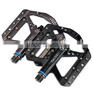 1 Pair SETSAIL 035 Mountain Bike Pedals Suitable for BMX Road Bicycle Fixed Gear With 3 Bearings 9/16 Inches Bicycle Pedals thumbnail-1