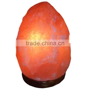 Crystal Salt Himalayan Natural Salt Lamp 6 ~ 8 Lbs 2.7 to 3.3 Kg UL Approved 6 Fts Cord Bulb w Base thumbnail-1