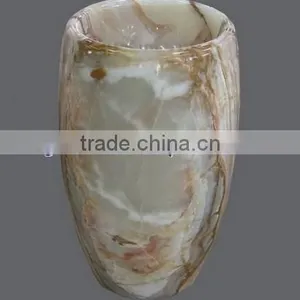 EXPORTER OF BACKLIT ONYX PEDESTALS SINKS thumbnail-3