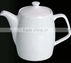 White Ceramic Tea Pot Restaurant Tea Pots thumbnail-4