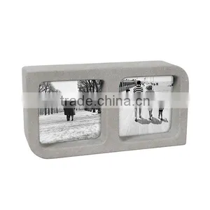 Handmade Double Concrete Picture Photo Frame Cement Different Types Photo Frames thumbnail-1