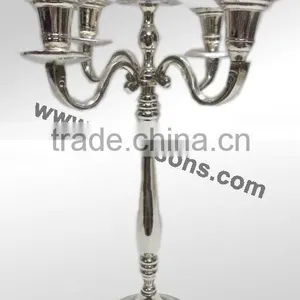 Wedding Candelabra in Silver Finish thumbnail-4