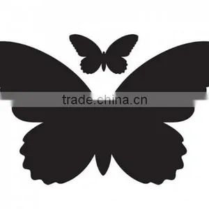 Butterfly Chalkboard Peel-n-Stick Chalk Textured Vinyl Wall Decals thumbnail-1