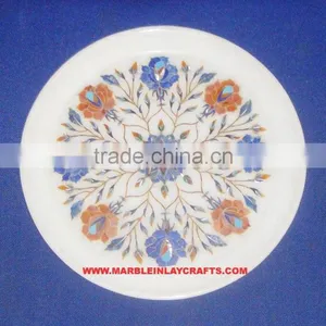 Decorative Inlay Marble Plate thumbnail-1