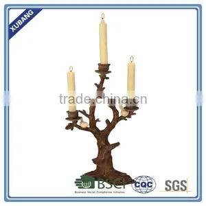 Poly Resin Wholesale High Quality Twin Bird Candle Holder thumbnail-3