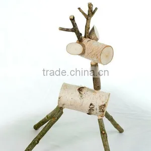 Natural Hanging Tree Birch Bark Ornaments thumbnail-3