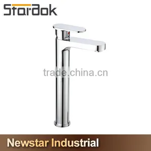 Staraok Silver Chrome Finish Single-handle Bathroom Sink Faucet thumbnail-1