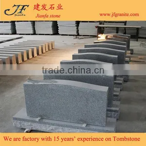 American Light G633 Gray Granite Flat Monument & Tombstone thumbnail-3