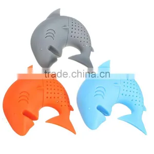 The Silicone Shark Shape Tea Infuser Maker Set Cup Decor Tea Bag Strainer Filter thumbnail-3