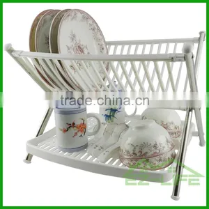 2017 Top Quality Kitchen Used Foldable Plastic Dish Drainer thumbnail-1