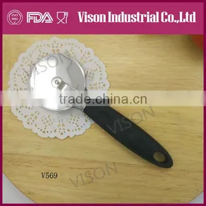 China Wholesale Stainless Steel Cheap Price Pizza Knife (v569) thumbnail-2