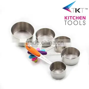 Hight Quality 5pcs Measuring Cups With Silicone Handle thumbnail-1