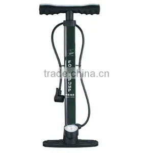 Single Barrel Aluminium Mini Bike Pump With Gauge thumbnail-1