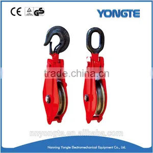 High Quality Sheave Pulley Block/ 6 Ton Chain Pulley Block thumbnail-2