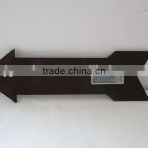 BEACH ARROW Decorative Distressed Wooden Wall Hanging Sign Plaque With LED Lights thumbnail-3