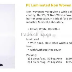 White Color Microporous Workwear Disposable Coverall thumbnail-3