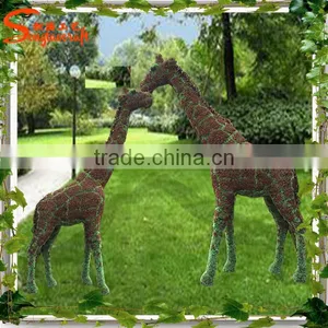Artificial Grass Animal / Fake Topiary Animal/Grass Shaped All Kinds of Fake Animal High thumbnail-2