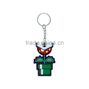 Best Quality Wholesale Rubber Customize Designs Keyrings Silicone Keychain Keyring Gift thumbnail-1