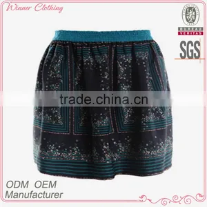 Ladies Beaded High Waist Skirt With Elastic thumbnail-1