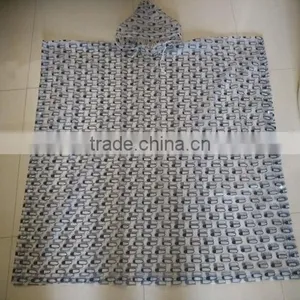 Disposable Plastic Rain Poncho Adults or Children Traveling Raincoat thumbnail-5
