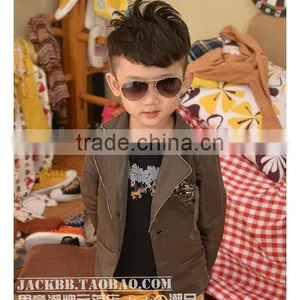 2015 Cheap Price Autumn Boys Coat Child Leather Clothing,korea Style Coat thumbnail-1