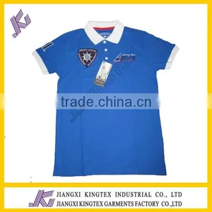 Wholesale Cloth Factory Men's Plain Custom Embroidery High Quality 100% Cotton Men's Polo Shirts thumbnail-3