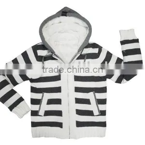 Long Sleeve Hoody Cardigan Young Guy Sweater thumbnail-1