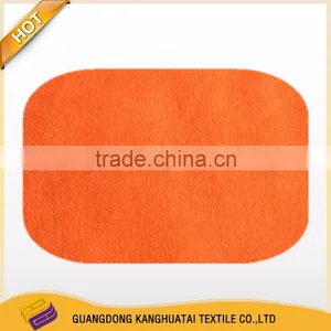 Orange Brushed Plain Hoodies Knitting Fabric thumbnail-1