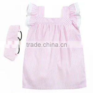ShiJ Baby Dresses Set 0~3T Polka Dots Striped Cotton Toddler Girl Clothing thumbnail-2