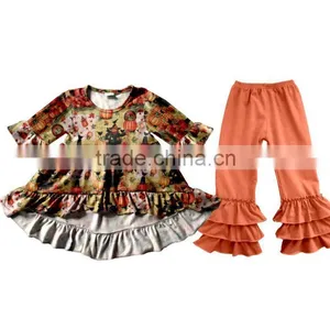 Wholesale In Bulk Kids Clothes 2017 Halloween Children Clothing Sets Kids Boutique Outfit thumbnail-1