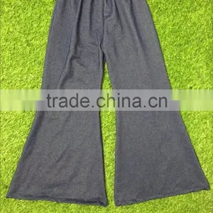 Wholesale Baby Pants Cotton Gray Solid Color Pants Children Clothes thumbnail-2