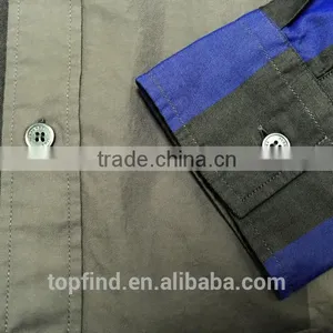 100% Cotton Big Check Round Bottom Men Casual Check Shirt With Buttom Down Collar thumbnail-5