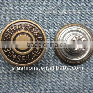 17mm Plastic Jeans Buttons in High Quality JS -2014 thumbnail-1