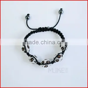 Leopard Pattern Shamballa Adjustable Bracelet thumbnail-1