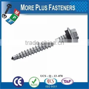 Taiwan Stainless Steel 18-8 Copper Brass Aluminum Sheet Metal Roofing Bolt thumbnail-6