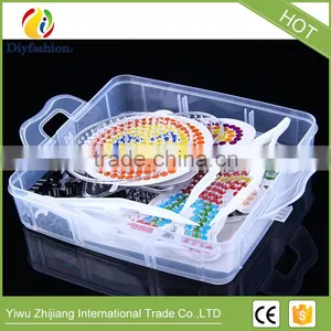 Perler Beads 9000pcs Box Set of 5mm Hama Beads Fuse Beads With 6 Pegboard and 6Iron Paper and 3 Tweezers Jigsaw Puzzle Toys thumbnail-5