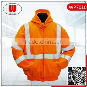 Hi Vis Zipper Man Safety Hoody thumbnail-1