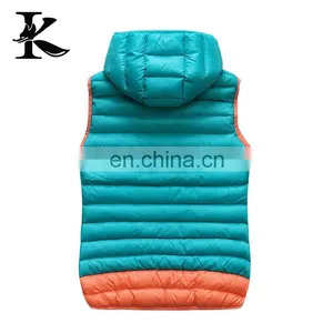 Men Nylon Decthable Hood Padded Vest Winter Warm Down Vest thumbnail-6